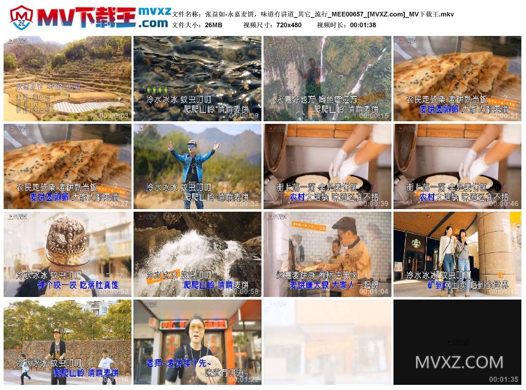 张益如-永嘉麦饼，味道冇讲道_其它_流行_MEE00657